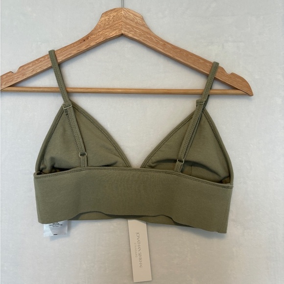 Jonathan Simkhai green willow Juliette Waffle Bralette and Jogger set small NWT - Picture 8 of 13
